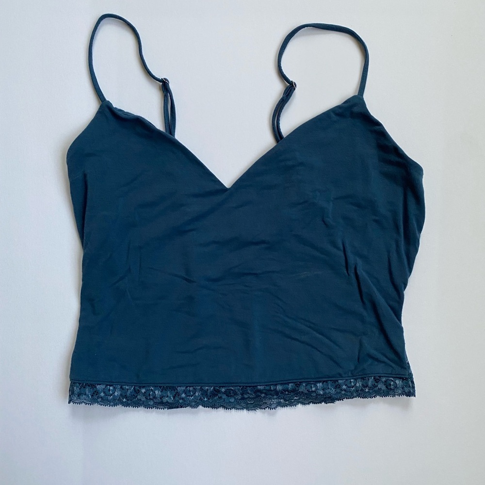 Victoria's Secret Teal Lace Cami